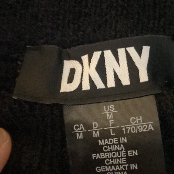 DKNY smoke grey balloon long sleeved sweater - Picture 5 of 9